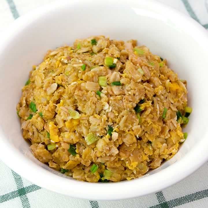 レンジで簡単！オートミールごはん