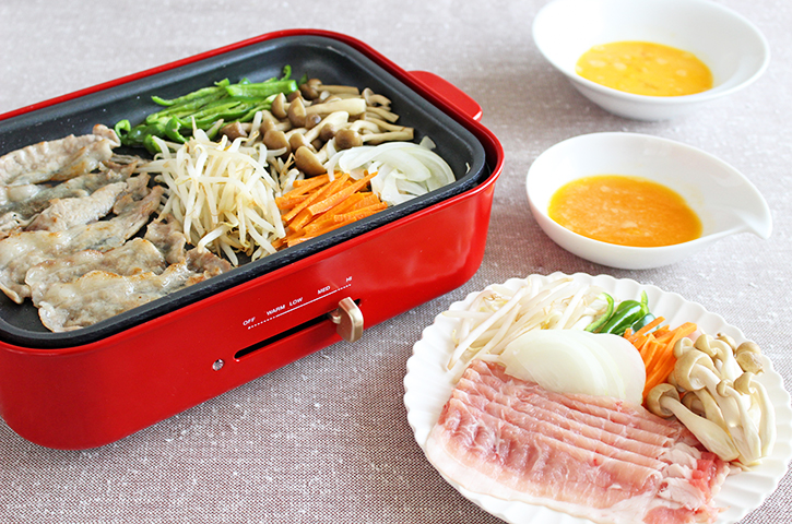 ホットプレートで焼きしゃぶ娘に残してあげたいわが家のレシピ