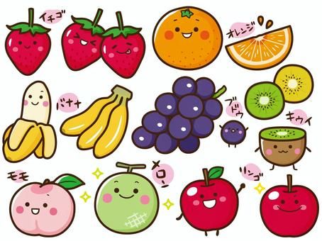 手書きPOPイラストPOP 色々フルーツ ＋スイカ 書きます