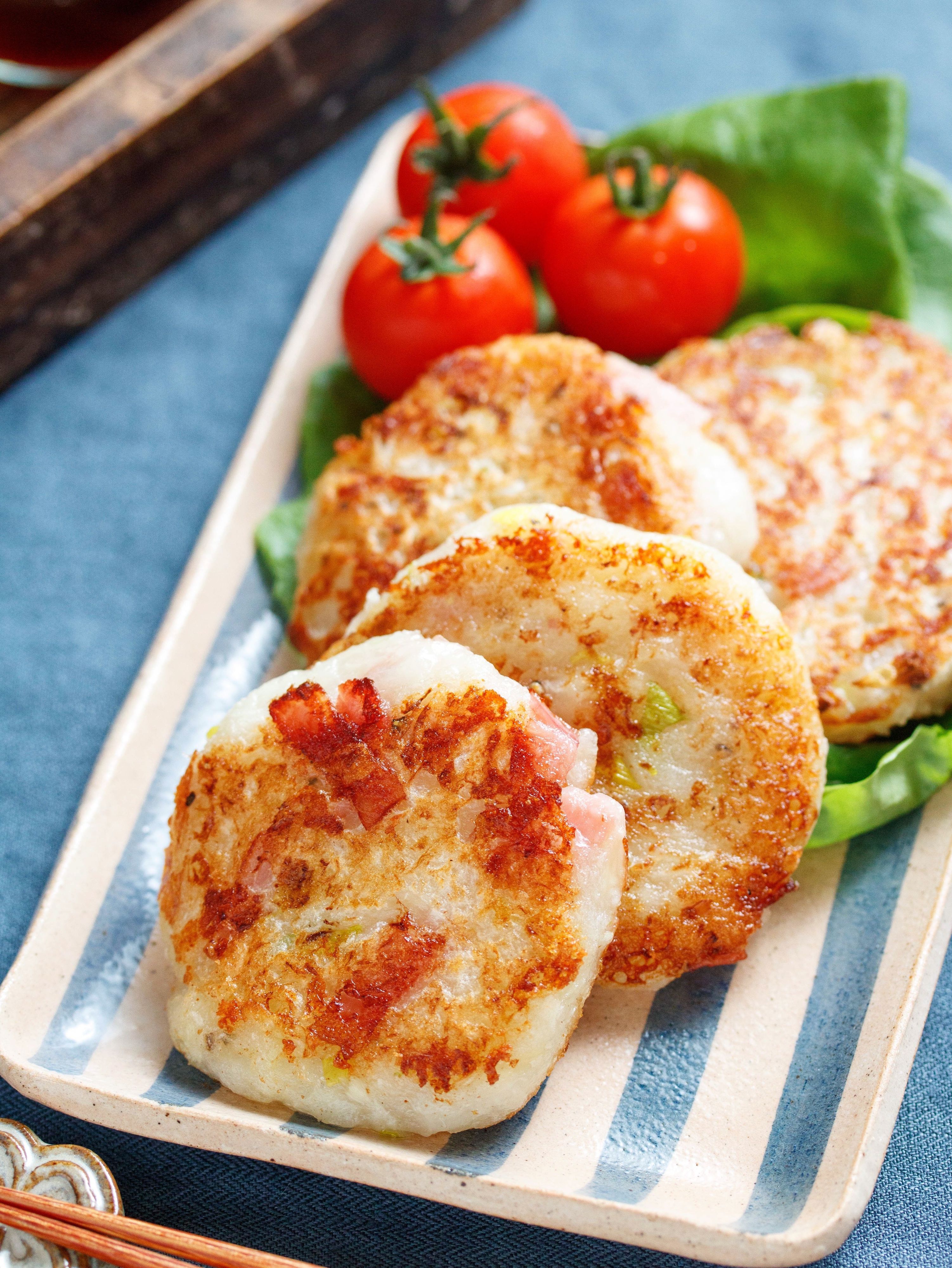 もっちもち♡ベーコンチーズ入り大根チヂミ