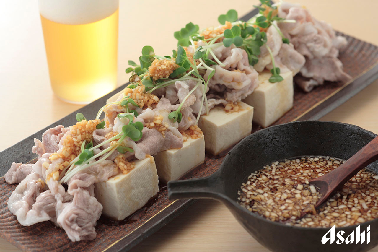 野菜がメインの冷しゃぶサラダ