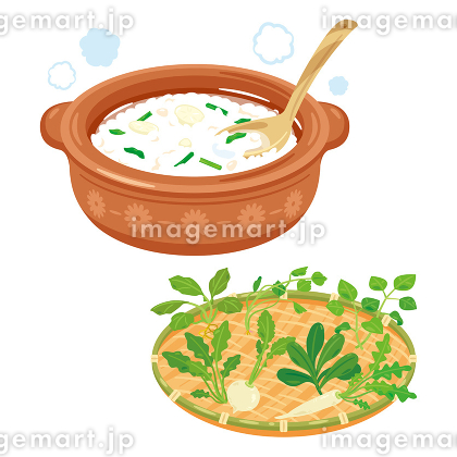 春の七草のイラスト - ONWAイラスト