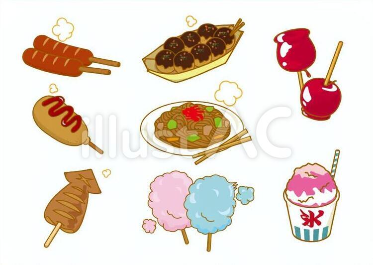 ひなまつりの食べ物のイラスト イラスト素材7439515- フォトライブラリ