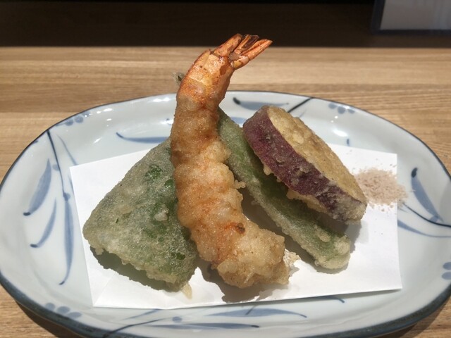 そば粉で天ぷらを作ってみました！あんかけそばこ