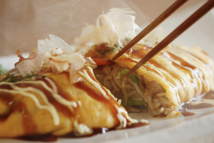 焼きそば麺のつけ麺 〜自家製スープ