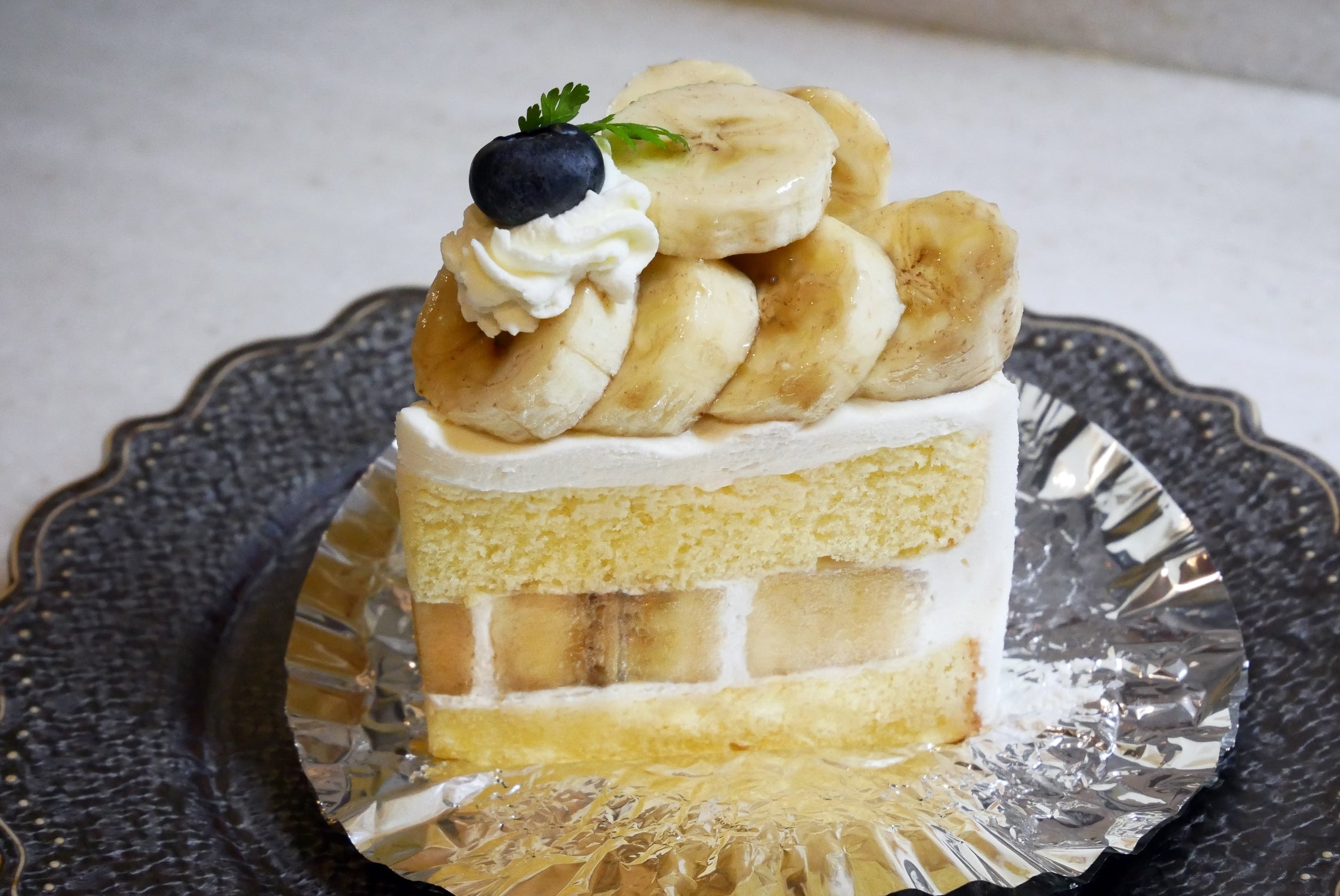 バナナのショートケーキのイラスト素材107107585- PIXTA