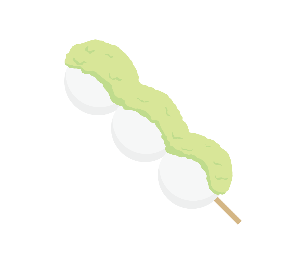 和菓子のイラスト ずんだ餅のイラスト素材107139331- PIXTA