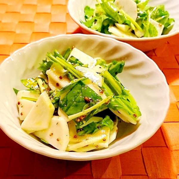 ルッコラのサラダ北海道ガス株式会社