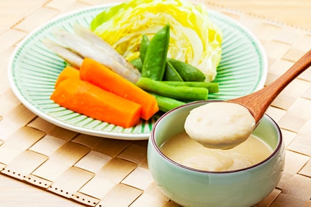 彩り温野菜のオイスターソースかけクラシル