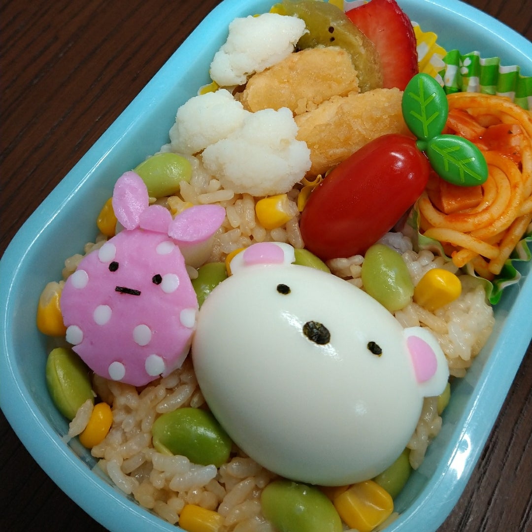 すみっコぐらしキャラ弁：満点は何点