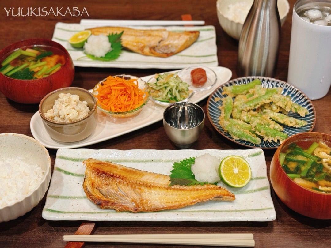 肉じゃがなど和食の夕食 - Lemonade