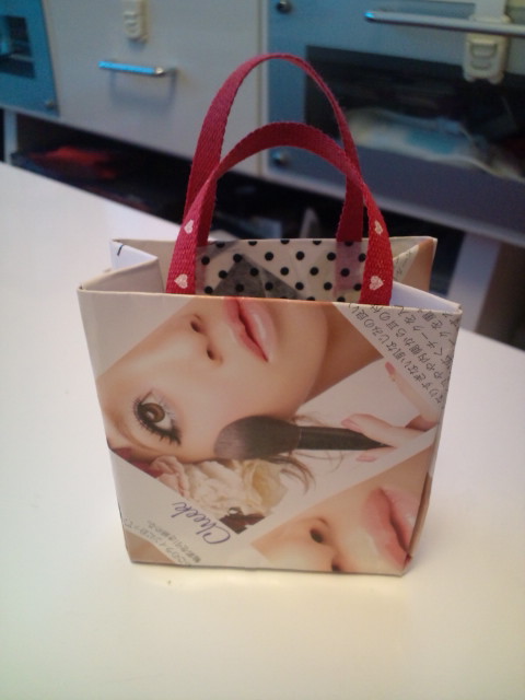 ペーパーバッグ風ミニバッグ2種の作り方 ホームソーイング型紙シリーズNo.011nunocoto fabric