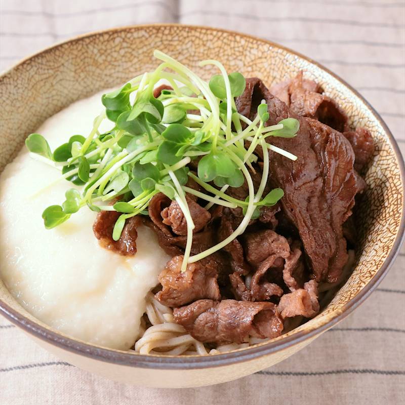 牛肉と山芋の焼肉のタレ炒め〜生姜入り