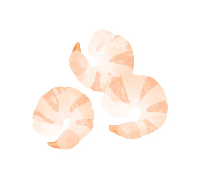 海老かわいい手描きの無料素材「てがきっず」保育園・小学校・介護施設にぴったりのフリー素材イラスト