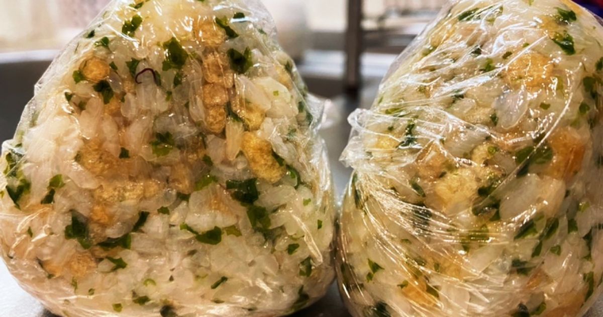 レンジで簡単！悪魔のおにぎりオートミールおにぎり