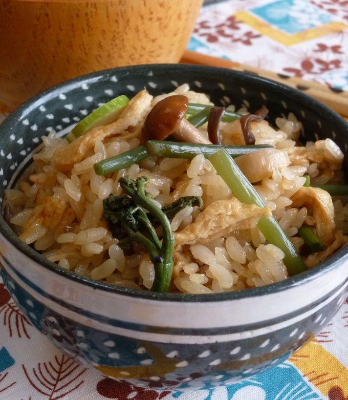 筍いっぱい山菜ご飯