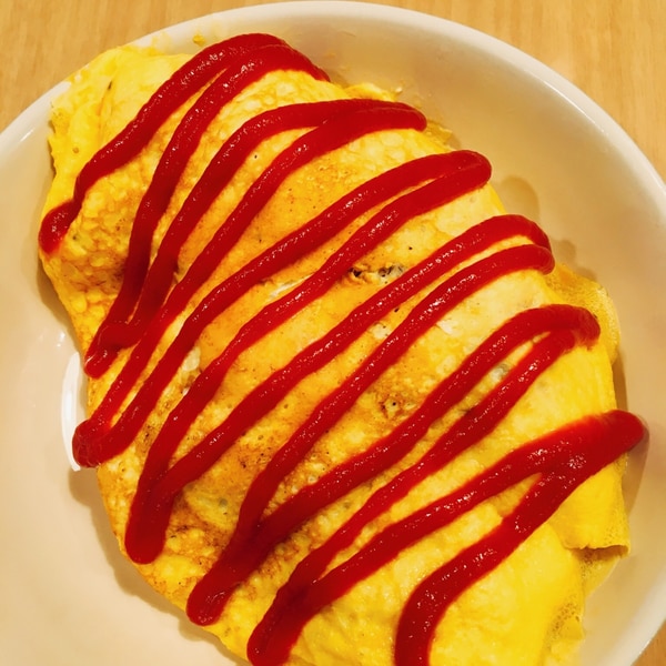 基本のオムライスのレシピ 作り方：白ごはん.com