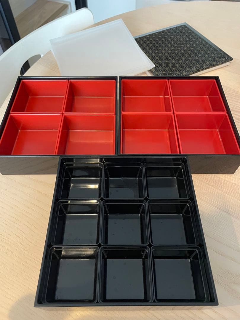 仕切り付き 重箱お弁当箱 キッチン・食器