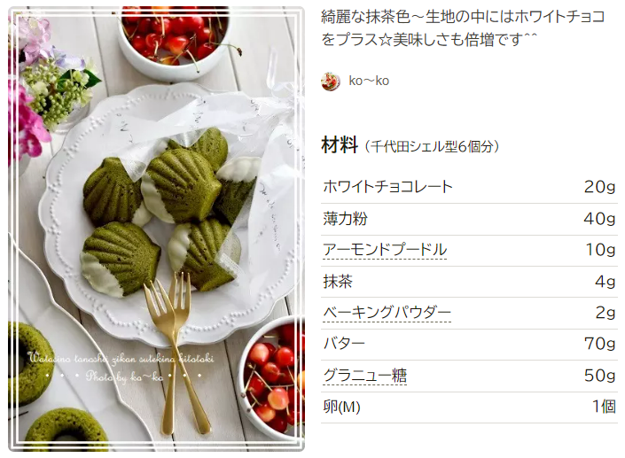 蜂蜜たっぷりの、基本の『マドレーヌ』 – eat at home