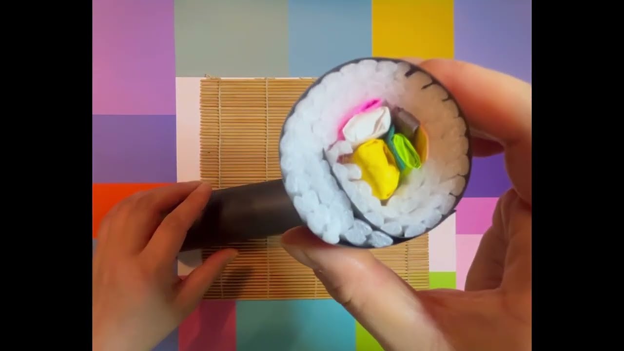 壁面飾り 節分② 2月 無料ダウンロード型紙で「節分 恵方巻き」の壁面飾り