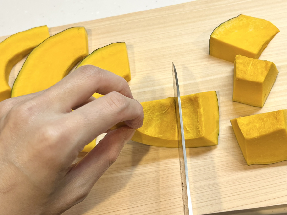 調理のコツ カットかぼちゃの保存方法。種とワタは取る?取らない?日持ちのコトフワカジ