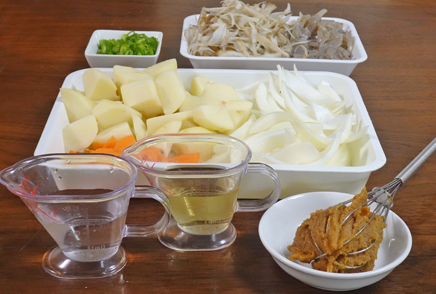 4毒抜きメニュー 豚汁、冷や奴 超簡単レシピワニキ