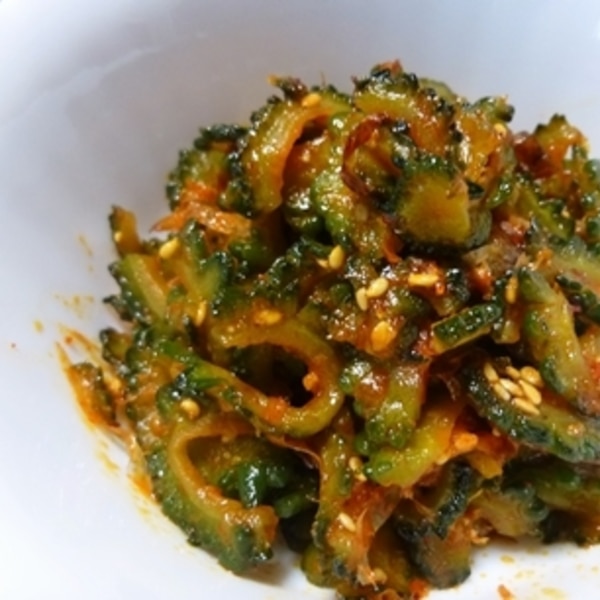 ゴーヤのお好み焼き