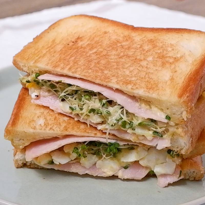 レタスたっぷりさわやかハムチーズサンド