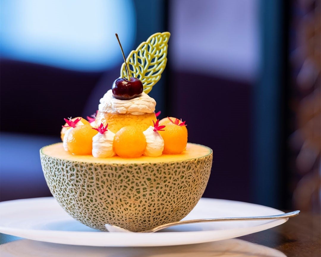 メロンゼリーパフェ ゼリエースでメロンゼリーを作りました。見た目も涼しげな夏のパフェですメロンゼリーパフェ手作りパフェ