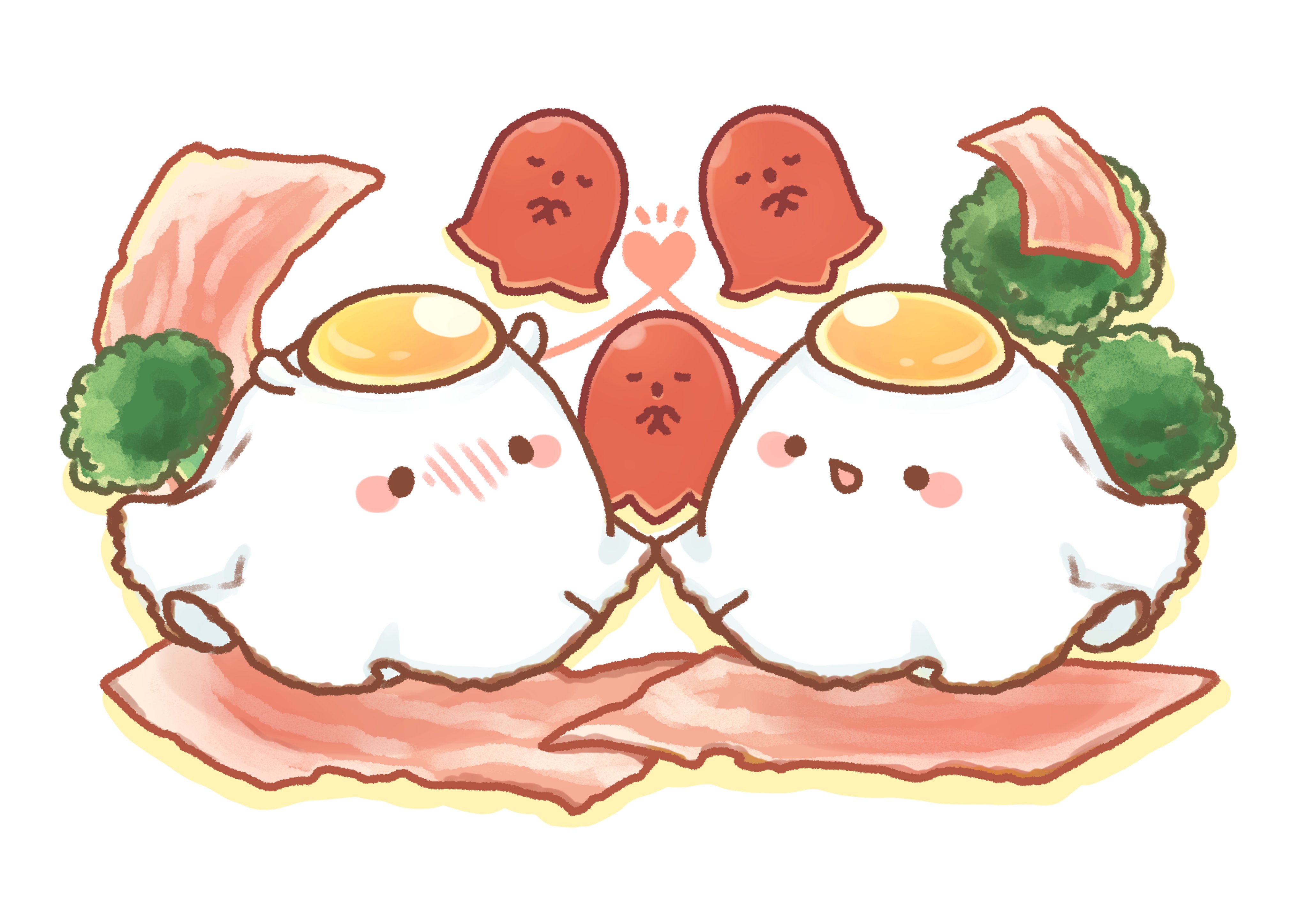 ゆるふわな飲み物 食べ物のイラストを描きます ふんわりあたたかいイラストを描きます！ココナラ