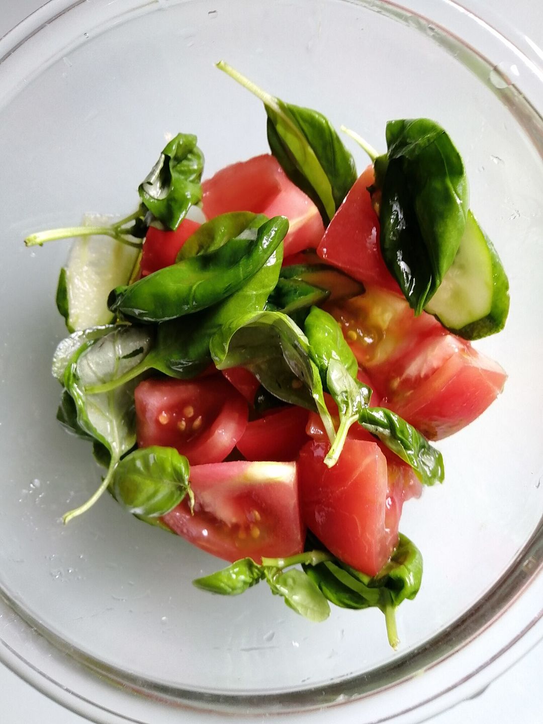 カリカリ豚とルッコラのサラダ