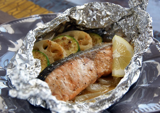 鮭のホイル焼きレシピマーガリン・チーズ・ホットケーキの通販・ギフトアレルギー対応製品ありマリンフード