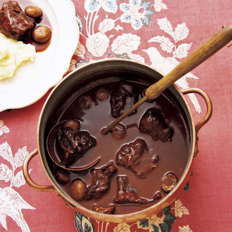 炊飯器de簡単♡お肉ホロホロ〜♪牛肉の赤ワイン煮込み