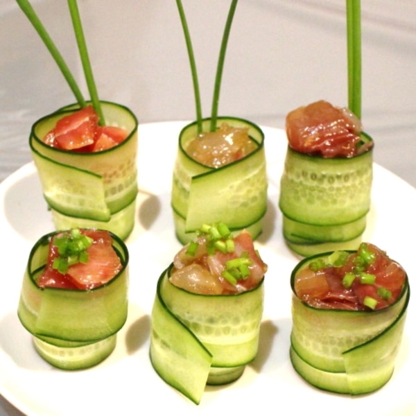 レシピ 前菜厨房の音-05家でも簡単！ 夏野菜のおもてなし前菜３種 編