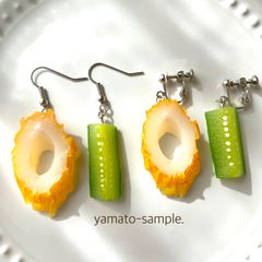 うさぎ林檎の ピアス 食品サンプル食品サンプル アトリエステラ☆