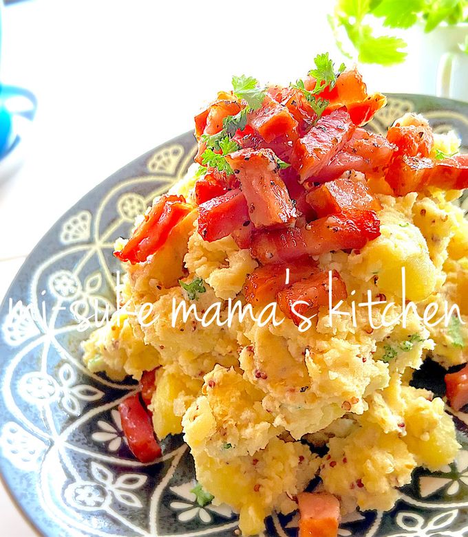 ベーコンのシンプルポテトサラダ レシピ・作り方 by レオ＊ - 楽天レシピ