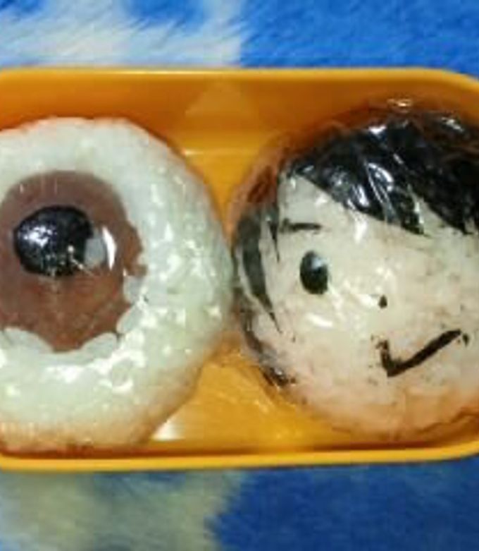 目玉のおやじおにぎり串 あーたんSnapdish スナップディッシュID:eeKPma