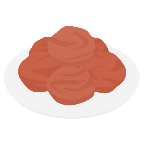 うめ 梅 のイラスト・画像No.019『ウメのマーク・ポップ』 無料のフリー素材集 百花繚乱