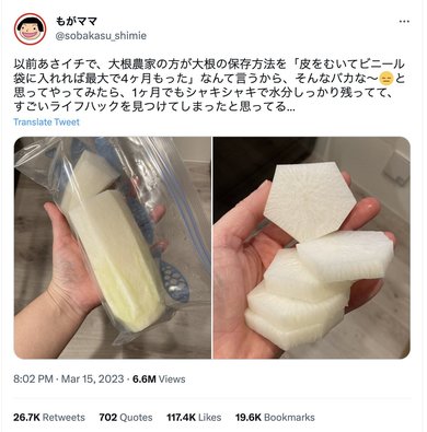 大根の保存方法―長持ちする常温・冷蔵・冷凍のポイントは