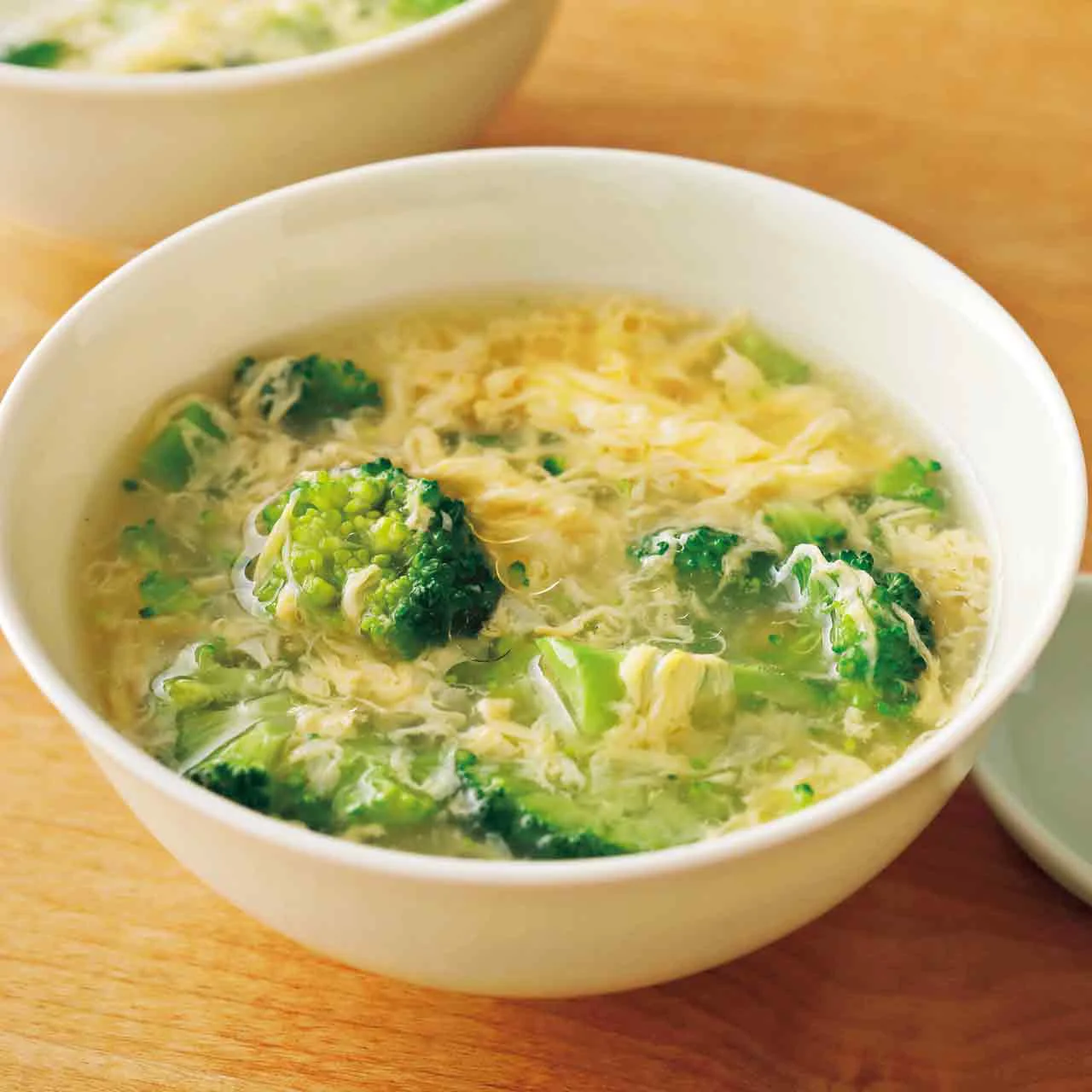 キャベツと落とし卵の和風スープ