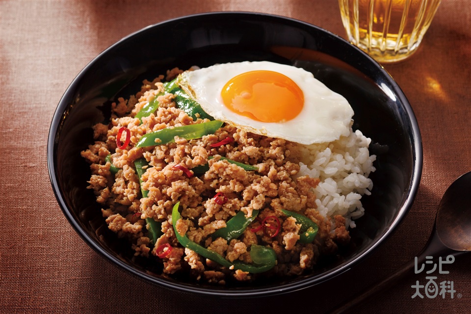 炊飯器で簡単！給食で人気のガパオライスの作り方 作業時間5分やみー子ども向け炊飯器レシピ- エキスパート - Yahoo!ニュース