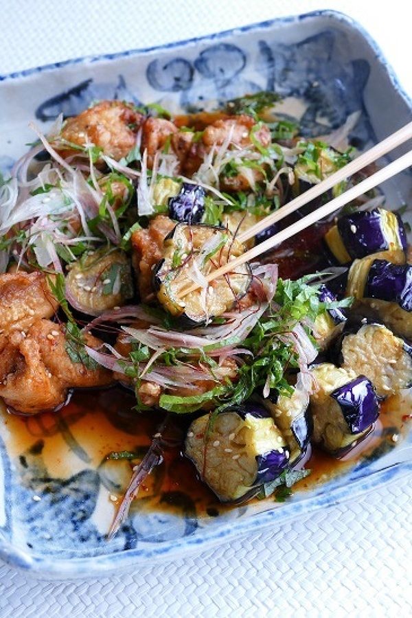 美味しさホームラン級♪中華風唐揚げ茄子南蛮