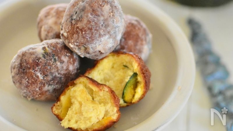 ホットケーキミックスを使って！ かぼちゃの豆腐ドーナツ