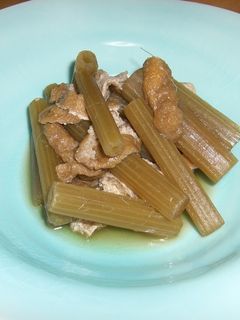 わらびの具だくさん煮物