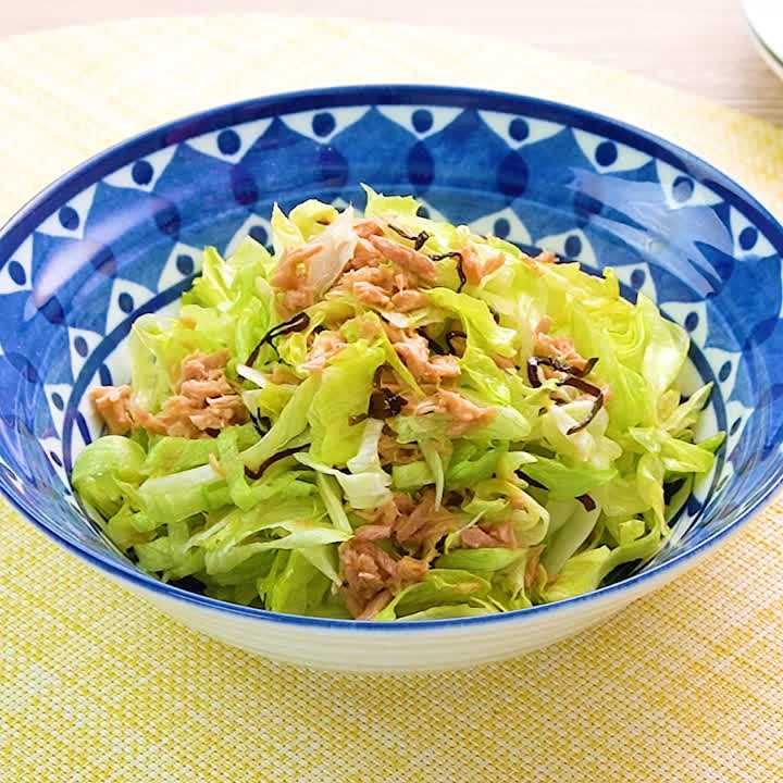 やみつき♡おつまみレタス簡単 時短 包丁不要