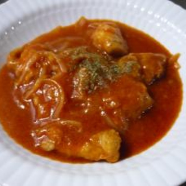 お手軽なのに旨味たっぷり！鶏肉のトマトジュース煮込みフーディストノート