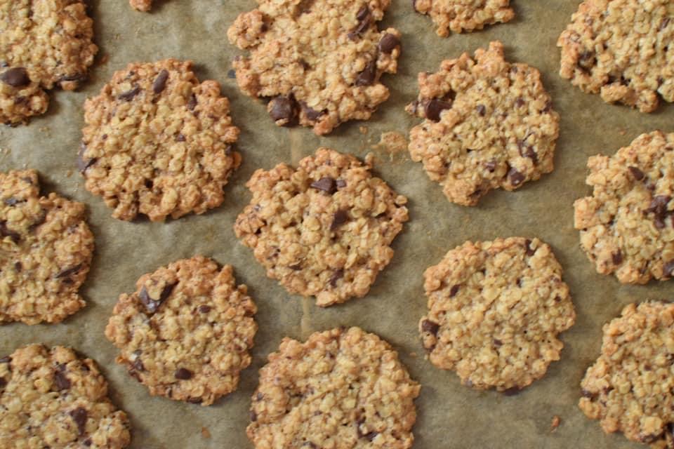 バナナのオートミールクッキ