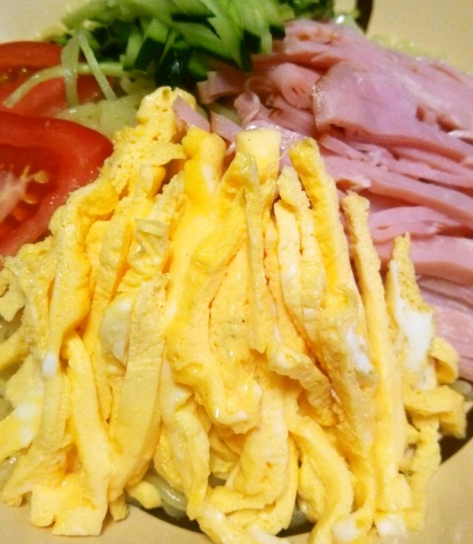 レンジで錦糸卵