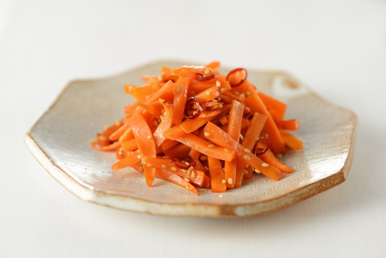 レンジで簡単♪人参のおかか和え お弁当に♪