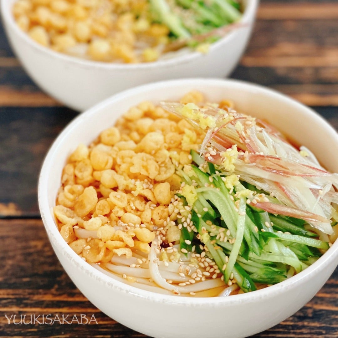 冷やしたぬきうどん